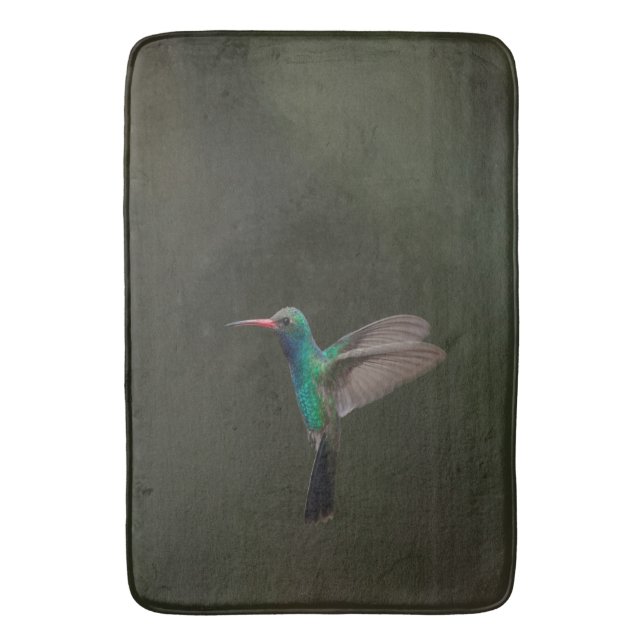 Tapis De Bain Hummingbird en flight (devant Vertical)