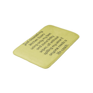 Tapis De Bain Humour à vin