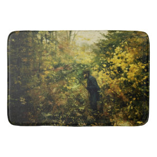 Tapis De Bain Hunter in the Forest (par H.A. Brendekilde)