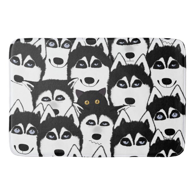 Tapis De Bain Huskies Bathmat (Devant)