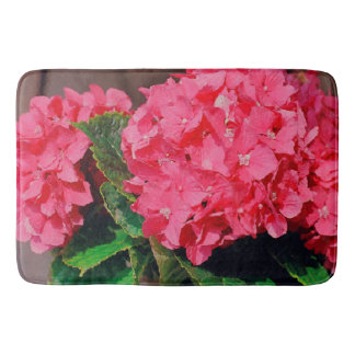 Tapis De Bain Hydrangée rose
