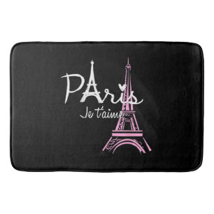 Tapis De Bain I Love Paris Tour Eiffel France Souvenir français