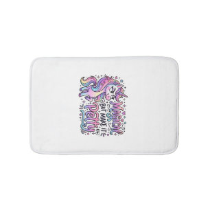 Tapis De Bain Idée de cadeau licorne magique mais faites-le avec