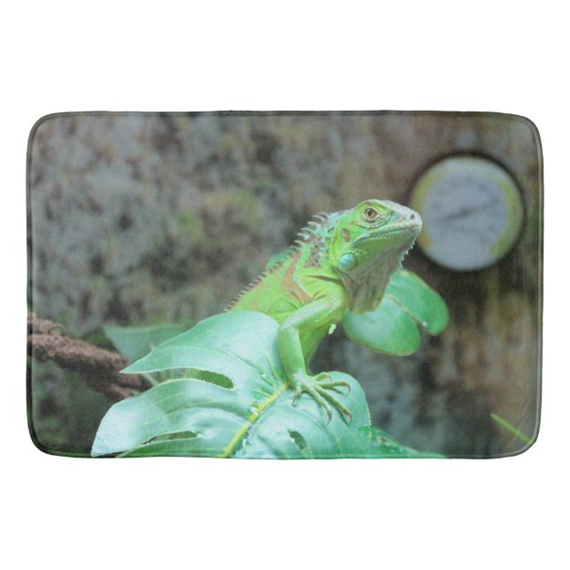 Tapis De Bain iguane vert (Devant)