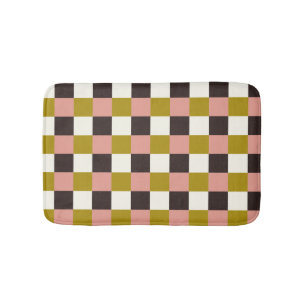 Tapis De Bain Iivoire de chocolat rose or