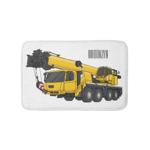 Tapis De Bain Illustration de camion de grue