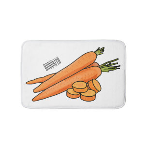 Tapis De Bain Illustration de carotte