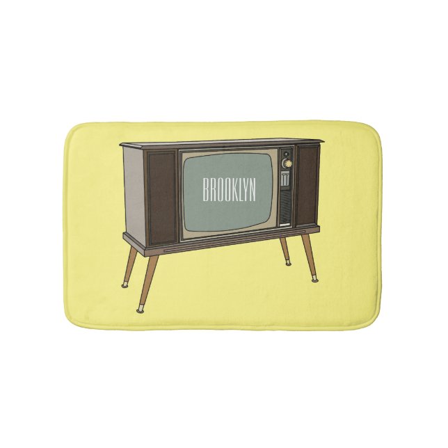 Tapis De Bain Illustration de dessin télévisé (Devant)