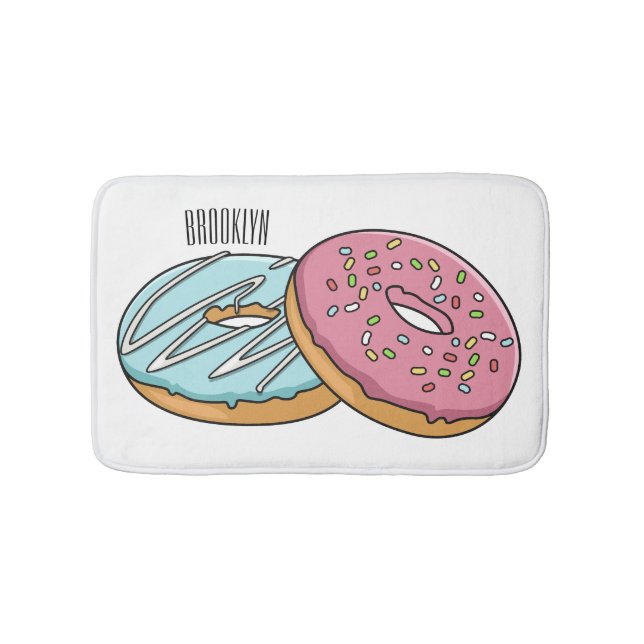 Tapis De Bain Illustration de Donut (Devant)