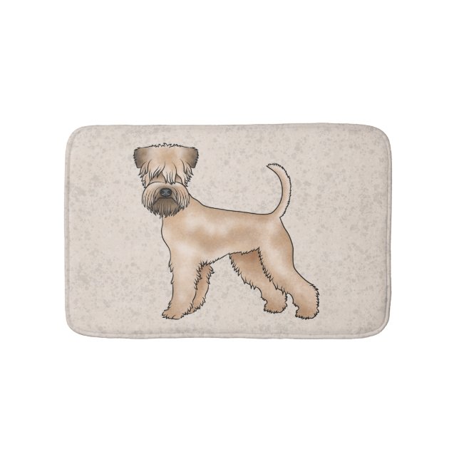 Tapis De Bain Illustration de la mignonne de chien de chien de c (Devant)
