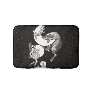 Tapis De Bain Illustration de la nuit divine de l'univers de la