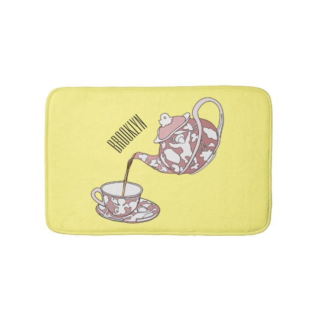 Tapis De Bain Illustration de la série Teacup (Devant)