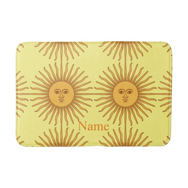 Tapis De Bain Illustration de l'art face soleil Thunder_Cove (Devant)