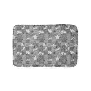 Tapis De Bain illustration de motif de griffonnages