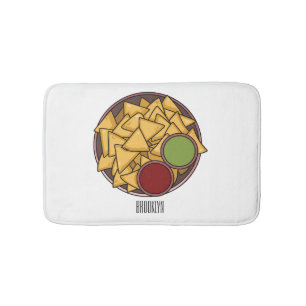 Tapis De Bain Illustration de Nachos