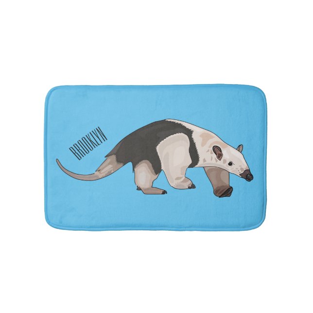 Tapis De Bain Illustration de Tamandua (Devant)