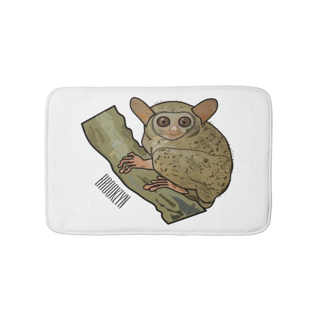 Tapis De Bain Illustration de Tarsier (Devant)