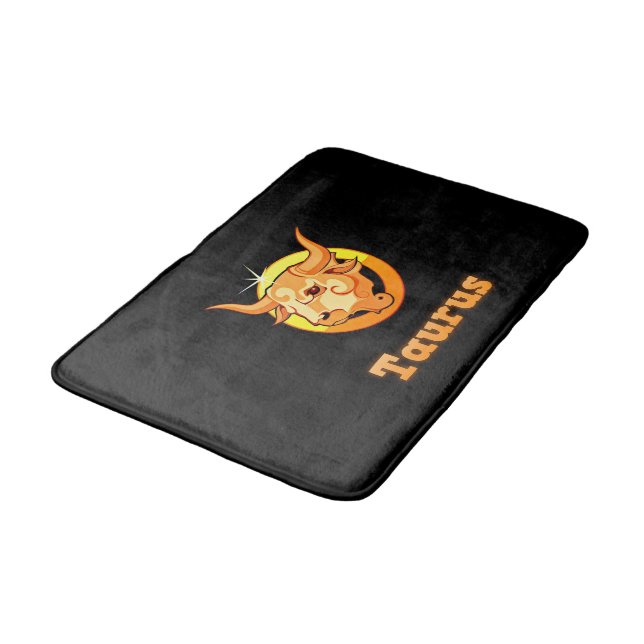 Tapis De Bain Illustration de Taureau (Angle)