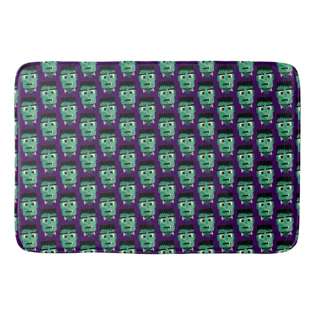 Tapis De Bain Illustration du monstre de Frankenstein (Devant)