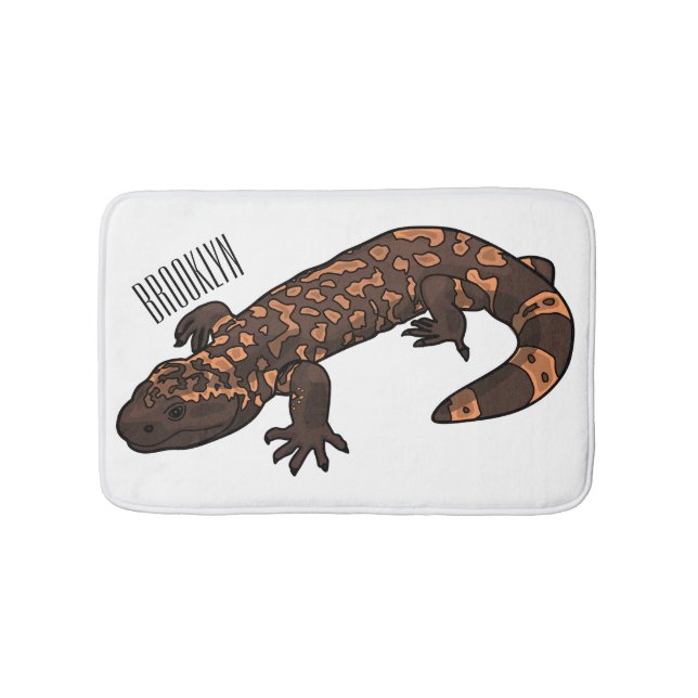 Tapis De Bain Illustration du monstre Gila (Devant)