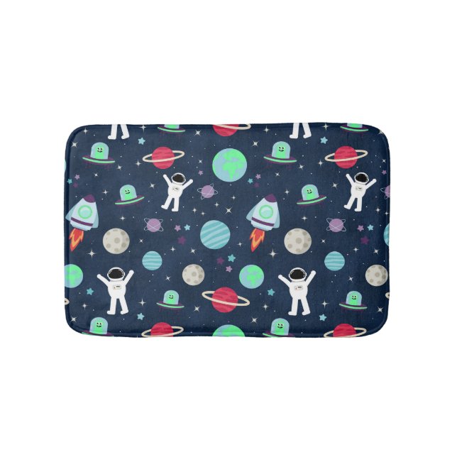 Tapis De Bain Illustration du Motif spatial (Devant)