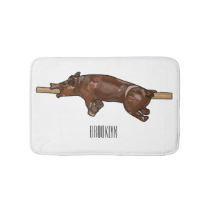 Tapis De Bain Illustration du rôti de porc / rôti de porc