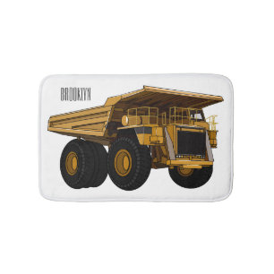 Tapis De Bain Illustration d'un camion à grande échelle