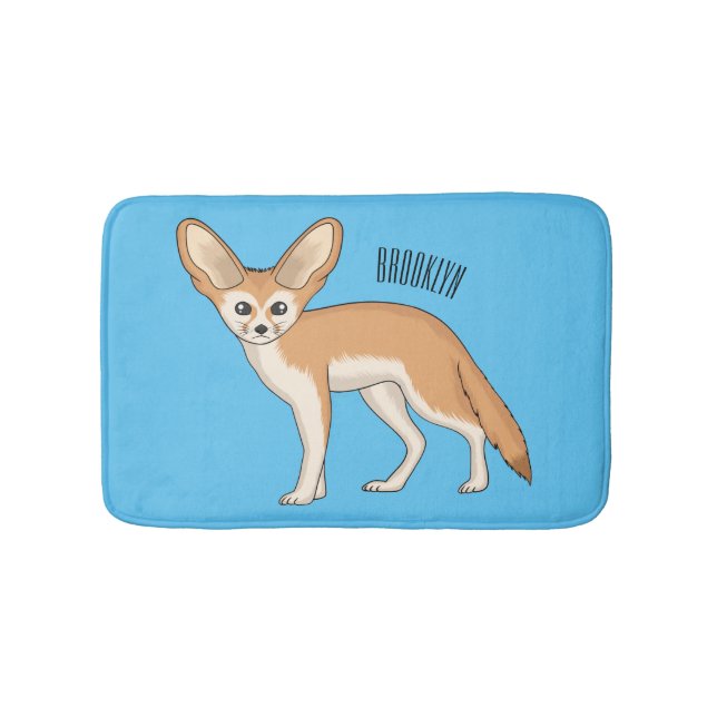 Tapis De Bain Illustration Fennec fox (Devant)