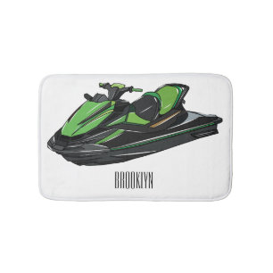 Tapis De Bain Illustration Jet ski
