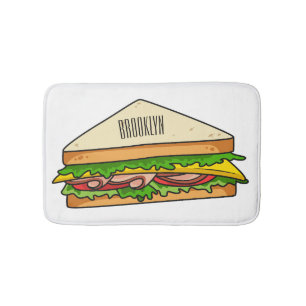 Tapis De Bain Illustration Sandwich