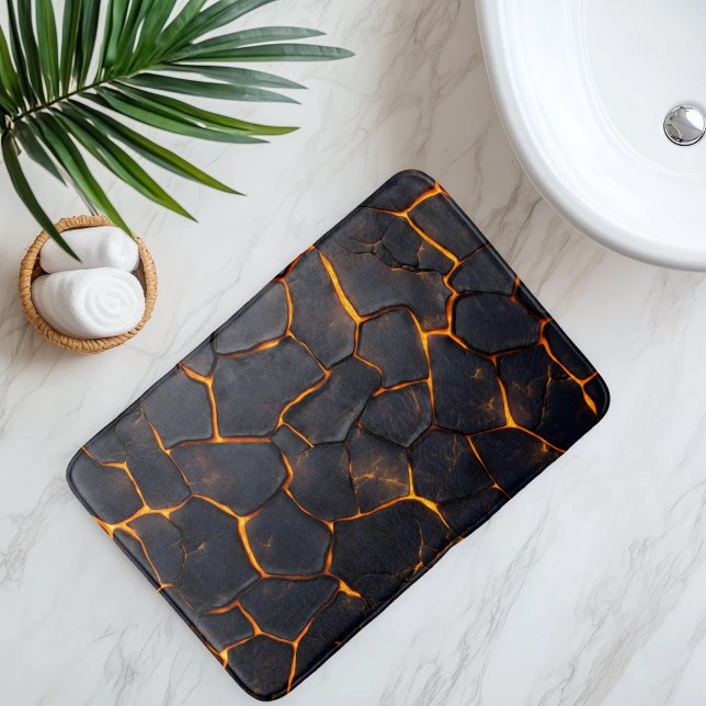 Tapis De Bain Imitation Roche de lave (Créateur téléchargé)