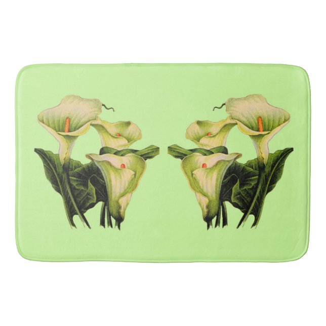 Tapis De Bain impression calla lilies (Devant)