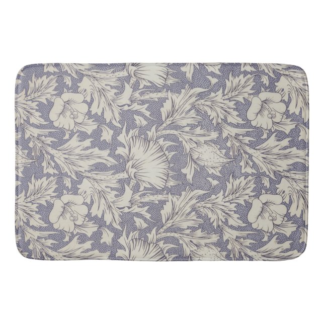 Tapis De Bain Impression de papier peint Horn Poppy de William M (Devant)