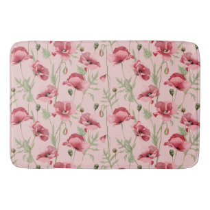 Tapis De Bain Imprimantes de fleurs de metro maison de campagne