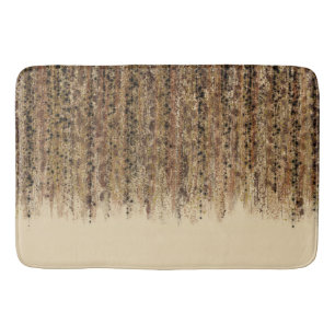 Tapis De Bain Imprimé Abstrait Glamour Safari Exotique Moderne