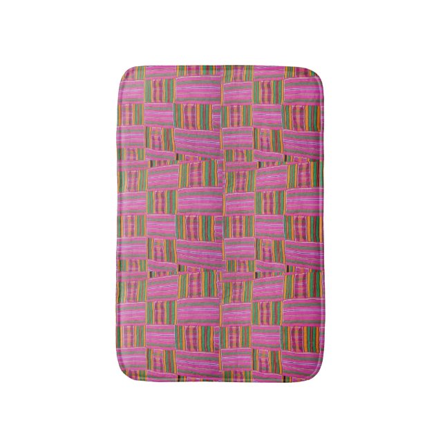 Tapis De Bain Imprimé africain (Devant (Vertical))