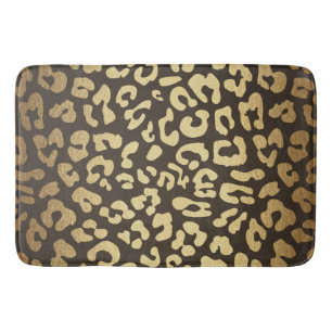 Tapis De Bain Imprimé peau d'animal guépard léopard Moderne Glam