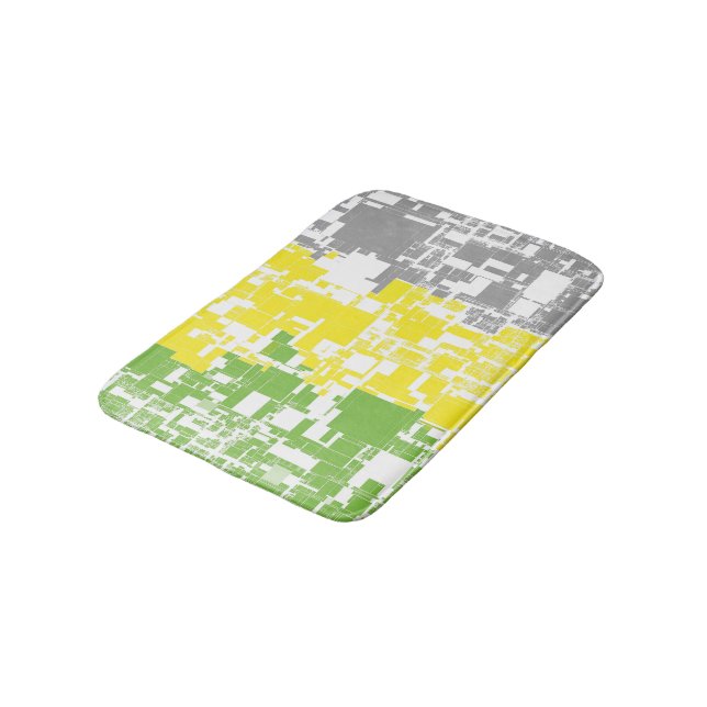 Tapis De Bain Indicateur Abstrait de la fierté lithromantique (Angle)