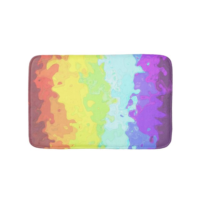 Tapis De Bain Indicateur Abstrait Neurogender Pride (Devant)