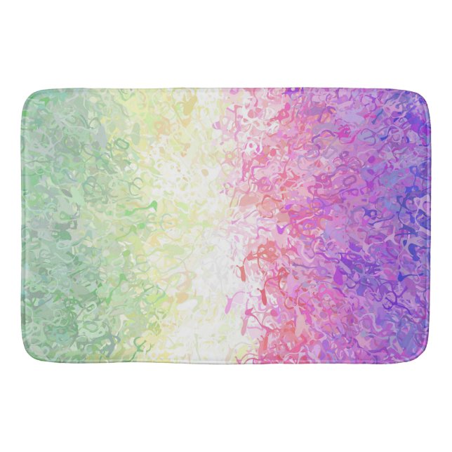 Tapis De Bain Indicateur de la fierté de genre Abstraite (Devant)