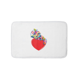 Tapis De Bain Infirmière Chat Chemise Femmes Hommes Amoureux des