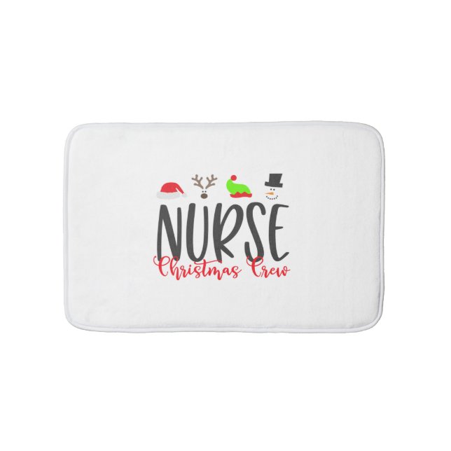 Tapis De Bain Infirmière de Noël2 (Devant)