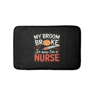 Tapis De Bain Infirmière Drôle Halloween Infirmière Essentiel T-