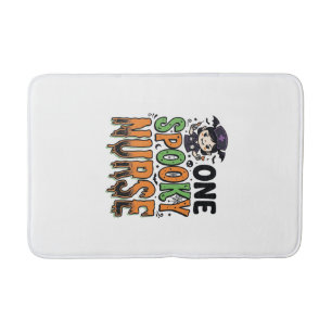 Tapis De Bain Infirmière effrayante Halloween Dessin de gravure