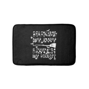 Tapis De Bain Infirmière Halloween drôle Par Sorcière De Jour Pa