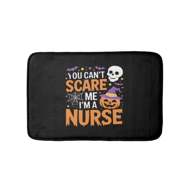 Tapis De Bain Infirmière Halloween sorcière drôle Nourriture ess (Devant)
