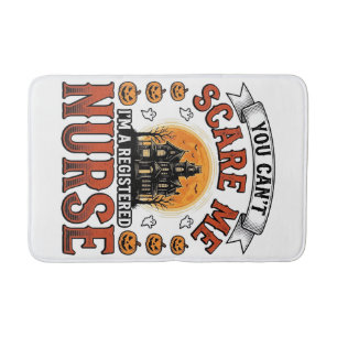 Tapis De Bain Infirmière Halloween Vintage Épouvantable Infirmiè