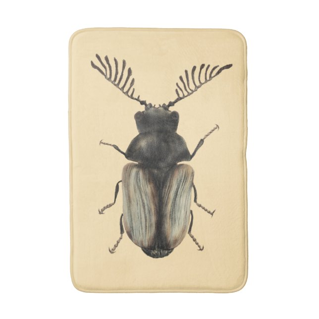 Tapis De Bain Insect Lover Art : Cool Beetle (Devant (Vertical))