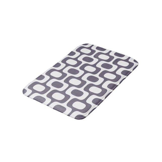 Tapis De Bain Ipanema Sidewalk Pattern, Beach Pattern, Brazil (Angle)