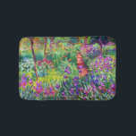 Tapis De Bain Iris Garden Claude Monet Fine Art<br><div class="desc">Le jardin d'Iris de Giverny a été peint par Claude Monet,  peintre de l'impressionnisme français,  en 1900,  montrant son jardin de fleurs d'iris à Giverny,  en France.</div>